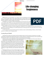 Life Changing Forgiveness