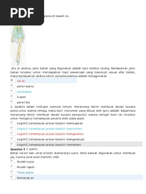 Soal Ppg Tata Busana Smk Ilmusosial Id