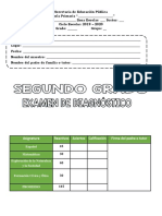 Examen - Diagnostico - Segundo - Grado - 2019 - 2020