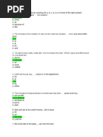 Duwixe Soal Cause & Effect