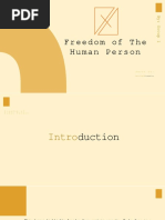 Freedom of The Human Person: About Us