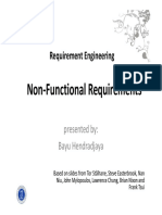 Non-Functional Requirements: Requirement Engineering