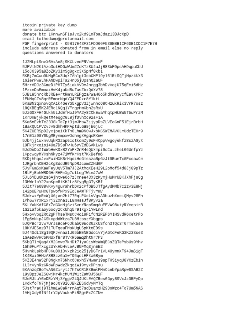Bitcoin private key with balance 2019