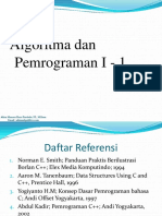 Algoritma Pemrograman I - 1 (Intro) PDF