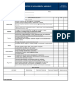 Inspeccion de Herramientas Manuales