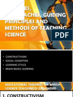 Theories, Approaches, Guiding Principles and Methods of Teaching Science