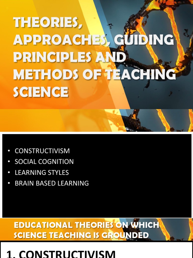 Theories, Approaches, Guiding Principles and Methods of Teaching