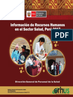 Información de Recursos Humanos en El Sector Salud, Perú 2017dirección PDF