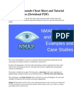 NMAP Commands Cheat Sheet and Tutorial With Examples (Download PDF