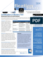 Certification or Mastery Test: Measurement Points On The Skill Continuum