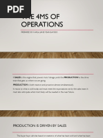 The 4ms of Operations