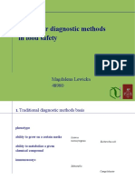 Molecular Diagnostic Methods in Food Safety: Magdalena Lewicka 48980