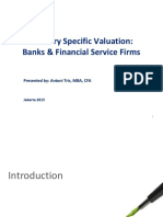 At 2017 Valuation For Bank and Financial Institutions