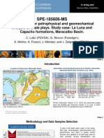 Methodology For Petrophysical and Geomechanical Analysis of Shale Plays. Study Case: La Luna and Capacho Formations, Maracaibo Basin. Presentation of Paper SPE-185606-MS