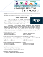 Soal UAS Bahasa Indonesia Kelas 3 SD Semester 1 (Ganjil) Dan Kunci Jawaban (WWW - Bimbelbrilian.com) - 2 PDF