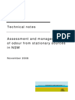 Technical Notes Assessment and Management of Odour From Stationary Sources in NSW
