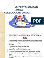 p3k Dasar (Pertolongan Pertama Pada Kecelakaan Dasar