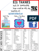 Report Card Phrases 2014 CREEKSIDETEACHERTALES PDF