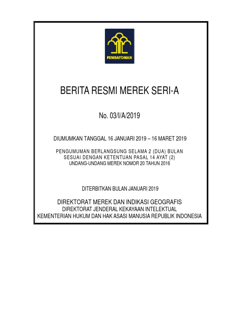 Merk Terdaftar Bisnis