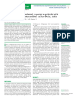 Characteristics and Treatment Response in Patients With Tuberculosis and Diabetes Mellitus in New Delhi, India