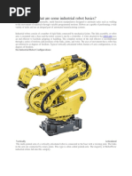 What Are Some Industrial Robot Basics?