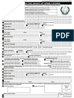 Arms License Form