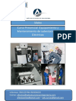 Silabo Equipamiento y Mantenimiento de Subestaciones PDF