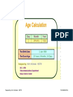 age calculate