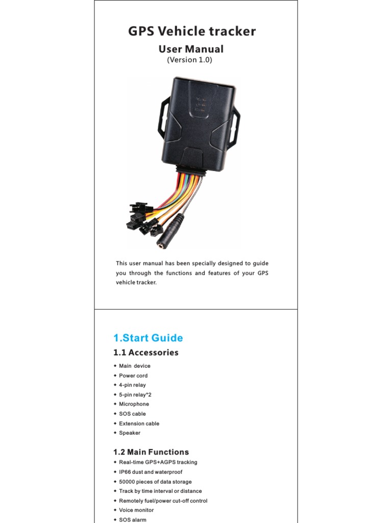 GT800 User Manual PDF Relay Microphone