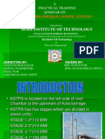 KSTPS Training Seminar Report