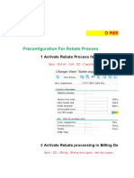 SAP SD Rebate Process 