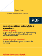 Week 7 - Resource 1 - Making Their Daily Routine