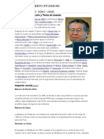 Fujimori 1990-2000: Elecciones, crisis económica y atentados