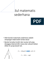 Bandul Matematis Sederhana