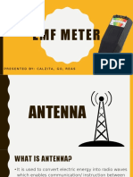 Emf Meter: Presented By: Calzita, Go, Reas
