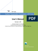 User's Manual: Surface Topographic Parameters - STP Tool