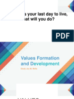 Values Formation and Development