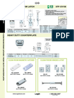 STF-CV150 Clean Room Draw Latch: Clean Room Magnetic Catches Clean Room Hinges & Stay