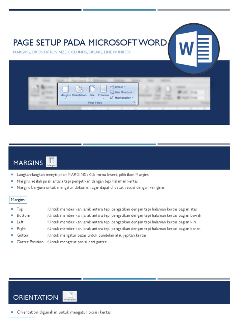 Ribbon Page Setup | PDF