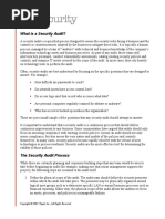 What Is A Security Audit?