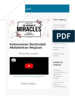 Keberanian Bertindak Melahirkan Mujizat Keluarga Allah PDF