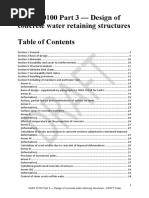 SANS 10100-3 Design of Concrete Water Retaining Structures PDF