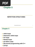 Repetition Structures: Programming Fundamentals 1