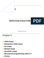 Repetition Structures: Programming Fundamentals 1