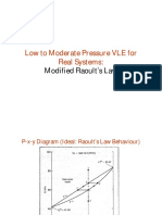 Low to Moderate Pressure VLE Formulation and Flash Calculation Algorithm