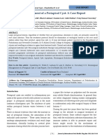 Nonsurgical Management of A Periapical Cyst