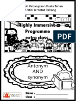 Antonym and Synonym Booklet