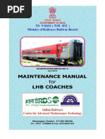 LHB Maintenance Manual Volume I | PDF | Risk | Reliability Engineering
