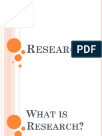 Research Definition WEEK 1