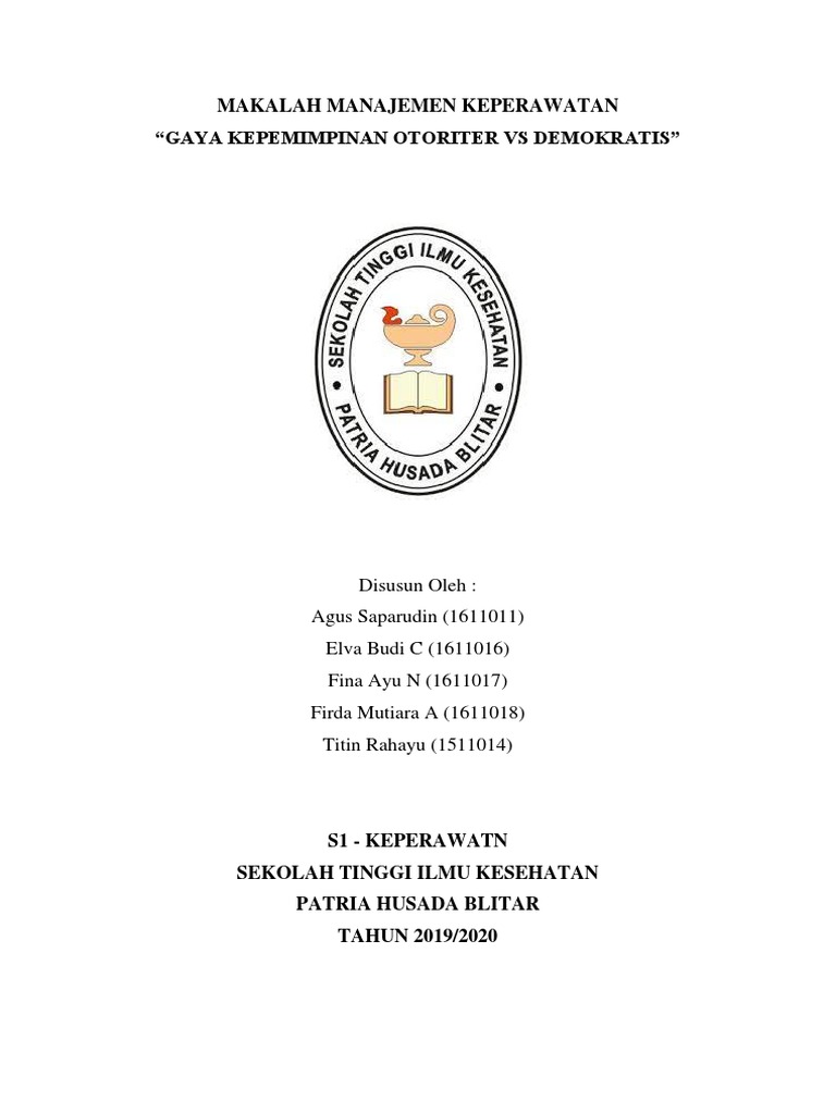 Makalah Gaya Kepemimpinan Docx